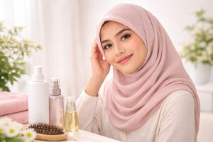 7 Cara Merawat Rambut Berhijab agar Tidak Lepek & Tetap Sehat di Cuaca Lembap